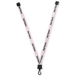 Zebra & Floral Lanyard (Personalized)