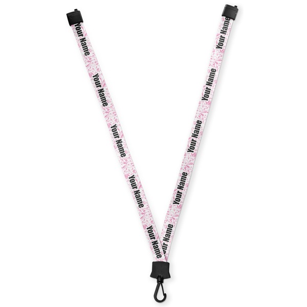 Custom Zebra & Floral Lanyard (Personalized)