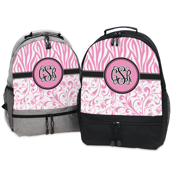 Zebra & Floral Large Backpacks - Both