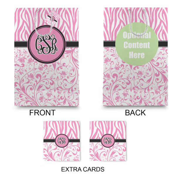 Zebra & Floral Large Gift Bag - Approval