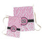 Zebra & Floral Laundry Bag - Both Bags