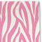 Zebra & Floral Linen Placemat - DETAIL