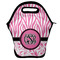 Zebra & Floral Lunch Bag - Front