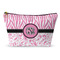 Zebra & Floral Structured Accessory Purse (Front)