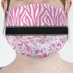 Zebra & Floral Face Mask Cover