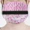 Zebra & Floral Face Mask Cover