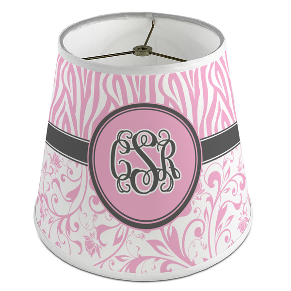 Custom Zebra & Floral Empire Lamp Shade (Personalized)