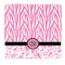 Zebra & Floral Microfiber Dish Rag (Personalized)