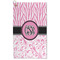 Zebra & Floral Microfiber Golf Towel (Personalized)