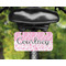 Zebra & Floral Mini License Plate on Bicycle - LIFESTYLE Two holes