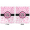 Zebra & Floral Minky Blanket - 50"x60" - Double Sided - Front & Back