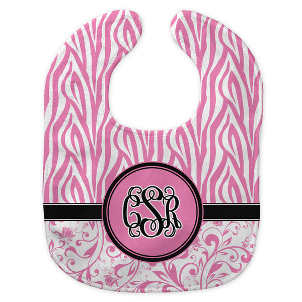 Zebra & Floral New Bib Flat Approval