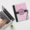Zebra & Floral Notebook Padfolio - LIFESTYLE (large)