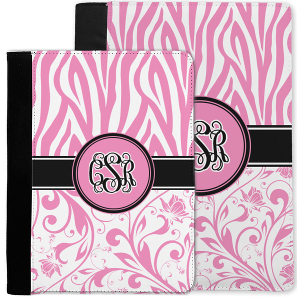 Zebra & Floral Notebook Padfolio - MAIN