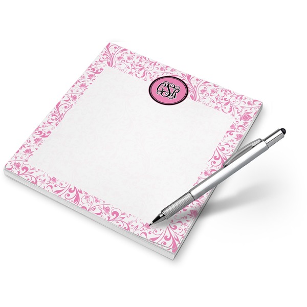 Custom Zebra & Floral Notepad (Personalized)
