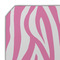 Zebra & Floral Octagon Placemat - Single front (DETAIL)