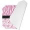 Zebra & Floral Octagon Placemat - Single front (folded)