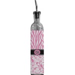 Zebra & Floral Oil Dispenser Bottle (Personalized)