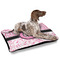 Zebra & Floral Outdoor Dog Beds - Large - IN CONTEXT