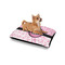 Zebra & Floral Outdoor Dog Beds - Small - IN CONTEXT