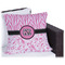 Zebra & Floral Outdoor Pillow (Personalized)