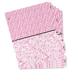 Zebra & Floral Binder Tab Divider Set (Personalized)