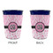 Zebra & Floral Party Cup Sleeves - without bottom - Approval