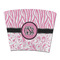 Zebra & Floral Party Cup Sleeve - without bottom (Personalized)