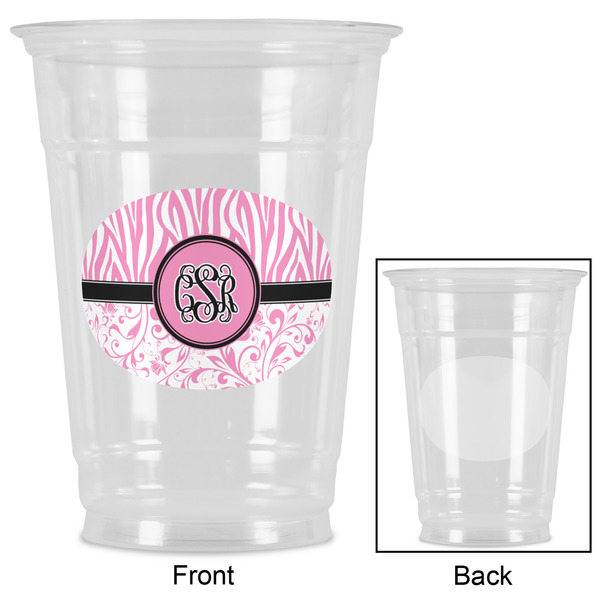 Zebra & Floral Party Cups - 16oz - Approval