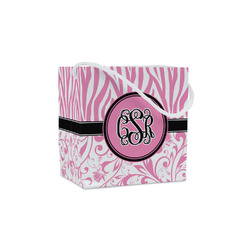 Zebra & Floral Party Favor Gift Bags (Personalized)