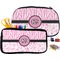 Zebra & Floral Pencil / School Supplies Bags Small and Medium