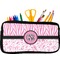 Zebra & Floral Pencil / School Supplies Bags - Small