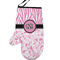 Zebra & Floral Left Oven Mitt (Personalized)