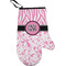 Zebra & Floral Personalized Oven Mitt