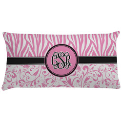 Zebra & Floral Pillow Case (Personalized)