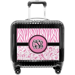 Zebra & Floral Pilot / Flight Suitcase (Personalized)