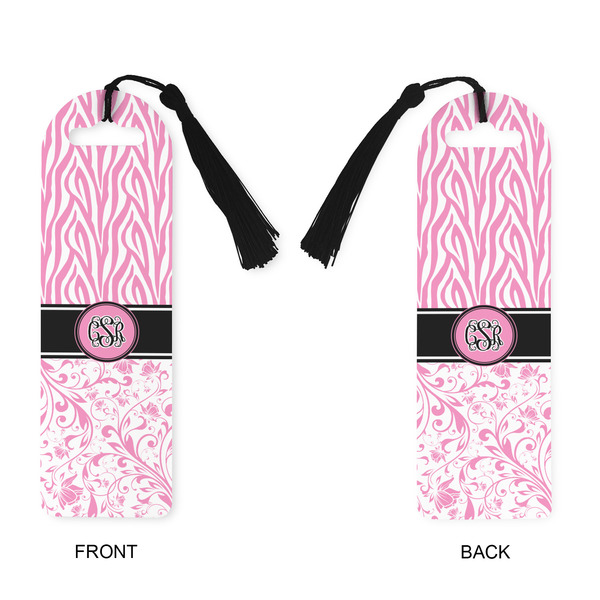 Zebra & Floral Plastic Bookmarks - Approval