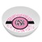 Zebra & Floral Melamine Bowl - 8 oz (Personalized)