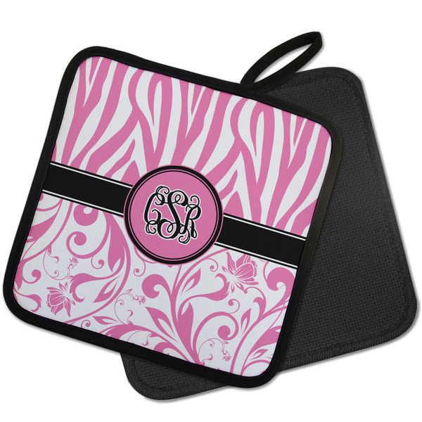 Zebra & Floral Pot Holders - PARENT MAIN