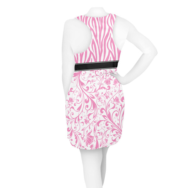 Zebra & Floral Racerback Dress - On Model - Back