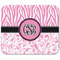 Zebra & Floral Rectangular Mouse Pad - APPROVAL