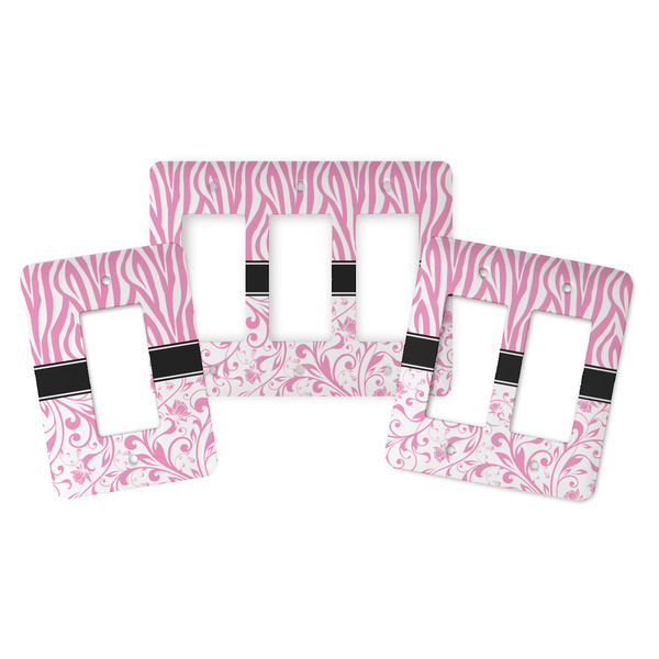 Zebra & Floral Rocker Light Switch Covers - Parent - ALL VARIATIONS
