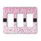 Zebra & Floral Rocker Light Switch Covers - Triple - MAIN