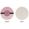 Zebra & Floral Round Linen Placemats - APPROVAL (single sided)