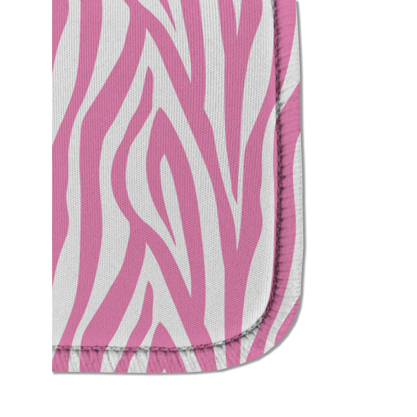 Zebra & Floral Sanitizer Holder Keychain - Detail