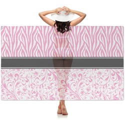 Zebra & Floral Sheer Sarong