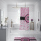 Zebra & Floral Shower Curtain - 70"x83"