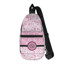 Zebra & Floral Sling Bag (Personalized)