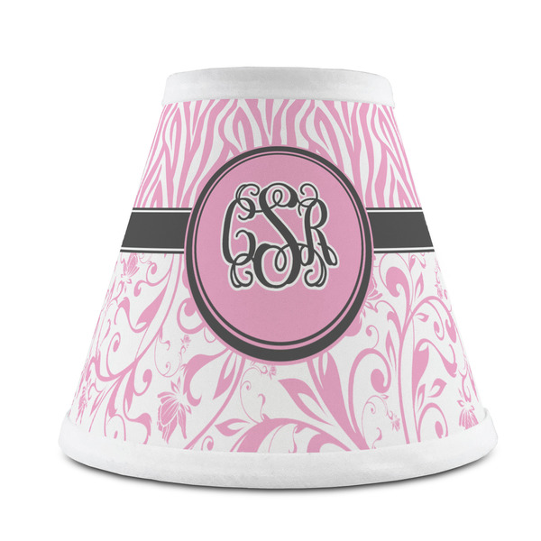 Custom Zebra & Floral Chandelier Lamp Shade (Personalized)