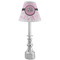 Zebra & Floral Small Chandelier Lamp - LIFESTYLE (on candle stick)